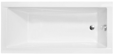 Vanna Besco Modern Slim 170, 1600 mm x 700 mm x 390 mm, taisnstūra