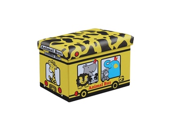 Пуф Halmar Kiri Yellow Animal Bus, 48x32x32 см