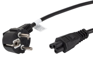 Lanberg Cable IEC320 C5 / Schuko 1.8m Black