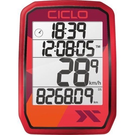 CicloSport Protos 205 Wireless Bike Computer Red