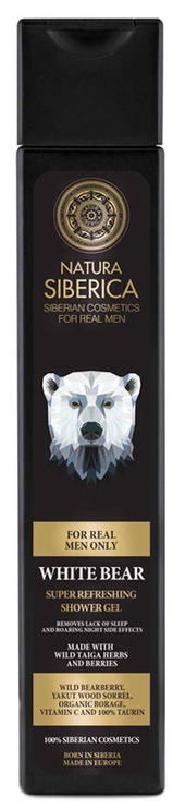 Dušo želė Natura Siberica White Bear, 250 ml