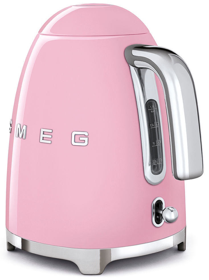 Elektriline veekeetja Smeg KLF03PKEU, 1.7 l, roosa