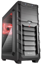 Sharkoon Skiller SGC1 Mid-Tower Window Red