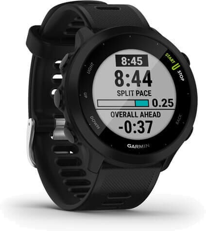 Viedais pulkstenis Garmin Forerunner 55, melna