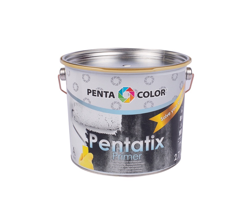 Грунт алкидный Pentacolor Pentatix, белый, 2.7 л