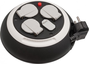 Pikendusjuhe pooliga Brennenstuhl, 3 x 1,5 mm², 3 m, 3 pistikut, 2USB