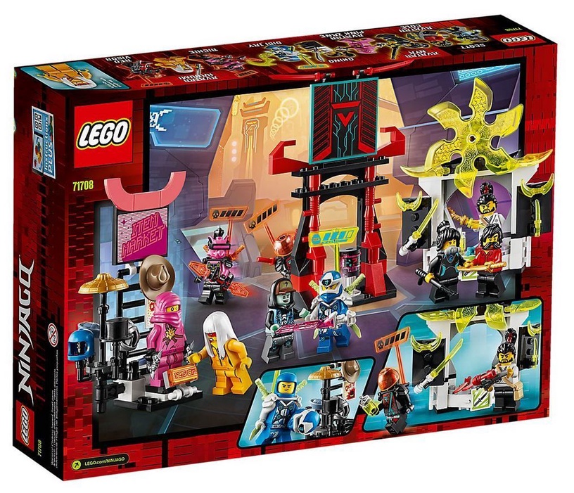 Конструктор LEGO® Ninjago Киберрынок 71708, 218 шт.