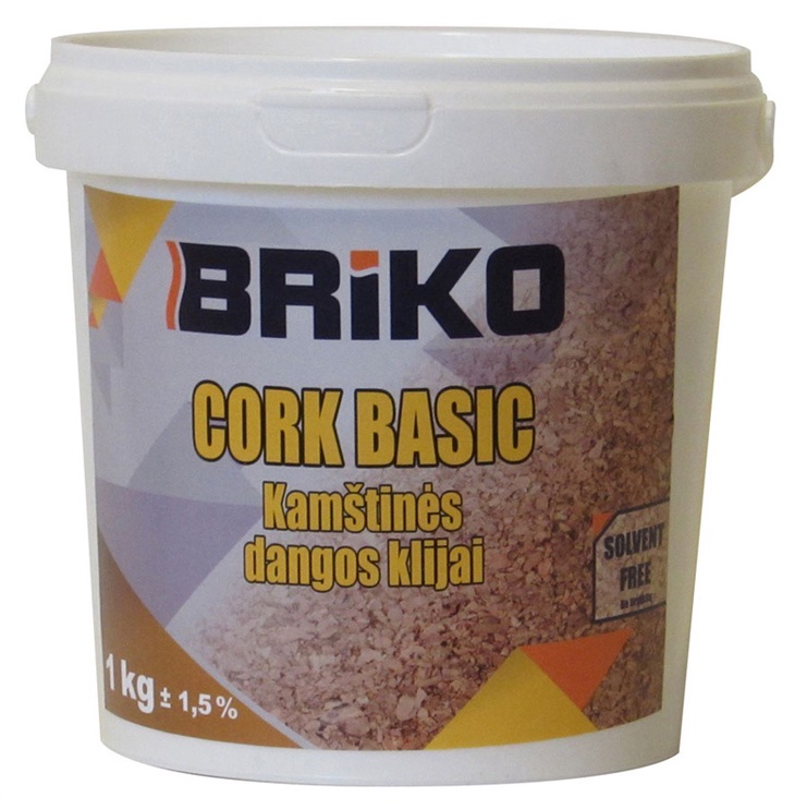 Līme korķa segumi Briko Cork Basic, 1 kg
