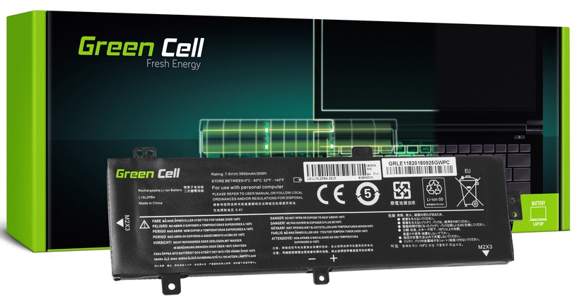 Klēpjdatoru akumulators Green Cell L15C2PB3, 3.95 Ah, LiPo