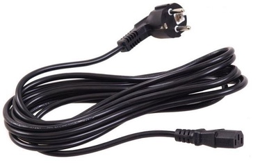 Maclean Cable 3pin / Schuko Black 5m