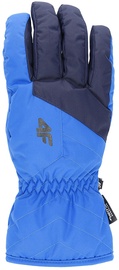 4F Mens Ski Gloves H4Z19 REM001 Blue/Black Size L
