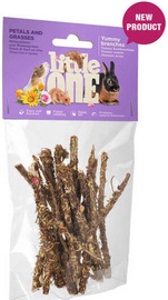 Barība grauzējiem Mealberry Little One Snack Yummy Branches Petals & Grasses 35g