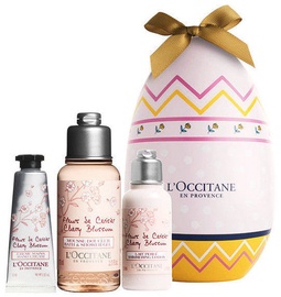L´Occitane Fleurs De Cerisier Cherry Blossom Shimmering Lotion 35ml + 10ml Hand Cream + 75ml Bath & Shower Gel