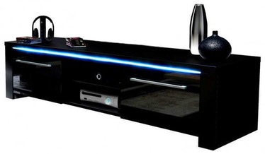Vivaldi Meble Manhattan TV Stand Black/Black Gloss