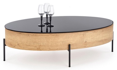 Kohvilaud Halmar Zenga Oak/Black, 1200x600x370 mm