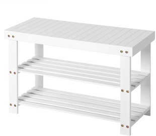 Songmics Shoes Organizer White 70x28x45cm