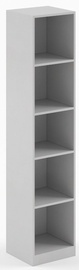 Полка Skyland Simple, серый, 38.6x35.9x181.5 см