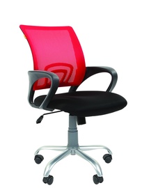 Chairman 696 Silver TW Office Chair Red
