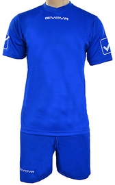 Givova Sports Wear Kit MC Blue XXXS