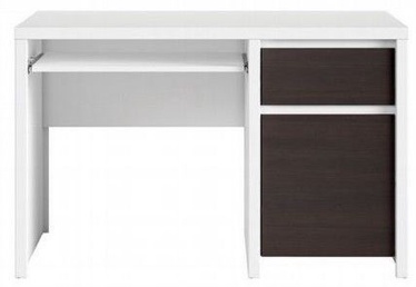 Письменный стол Black Red White Kaspian BIU1D1S/120, коричневый/белый