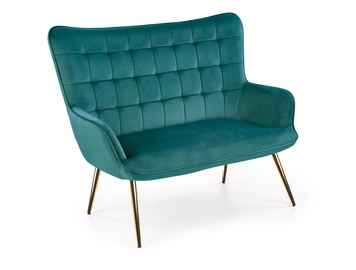 Halmar Castel2 XL Sofa Dark Green/Gold