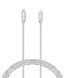 Kanex DuraBraid Premium USB-C to Lightning Cable Silver 1.2m