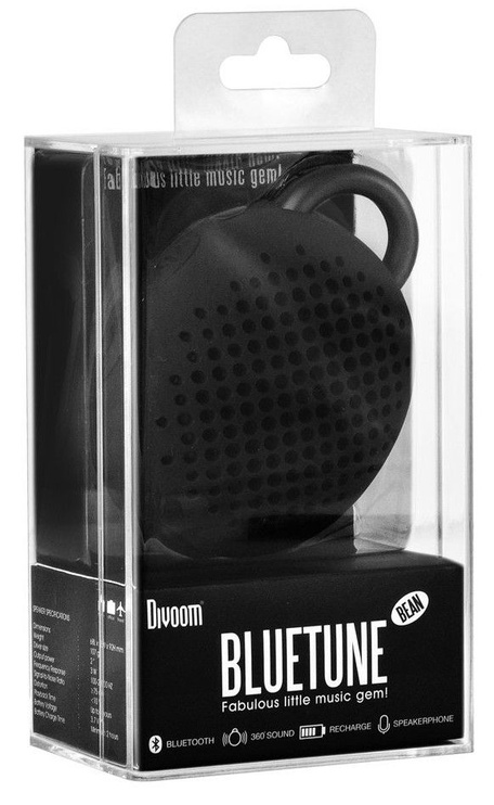 Belaidė kolonėlė Divoom Bluetune Bean, juoda, 3 W