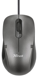 Spēļu pele Trust Ivero ar vadu pie usb / ps/2, pelēka