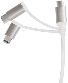 Logilink USB To Micro USB With Type-C And Lightning Cable