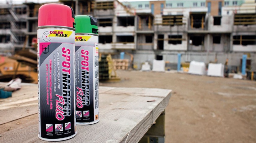 Aerosoolvärv Motip Colormark Colormark Spotmarker, märgistamine, must, 0.5 l