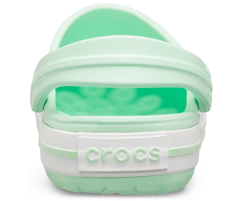 Шлепанцы Crocs 204537-485 34-35, белый/зеленый, 29 - 30