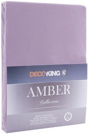 Voodilina DecoKing Amber, violetne, kummiga