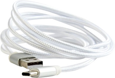 Laidas Cablexpert USB 2.0 to USB-C USB 2.0 male, USB C male, 1.8 m, sidabro