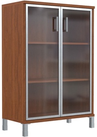 Skyland Born Shelf B 420.7 With Aluminium/Glass Doors Nut Garda