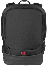 Maclean Laptop Backpack 15.6" With USB Charging Port Black