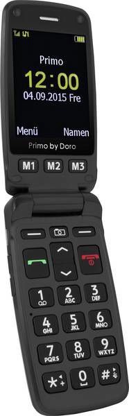 Кнопочный телефон Doro Primo 406, серебристый