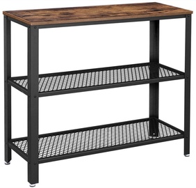 Konsoles galds Songmics Industrial Brown/Black, 1015x350x800 mm