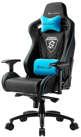 Spēļu krēsls Sharkoon Skiller SGS4, zila/melna