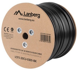 Lanberg Outdoor Cable Cat5E CU FTP Black 305m