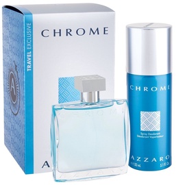 Azzaro Chrome 100ml EDT + 150ml Deodorant Spray