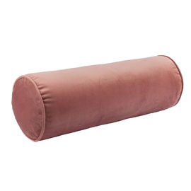 Home4you Velvet Roll Pillow D18x50cm Antique Pink