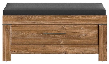 Apavu plaukts Black Red White Gent Stirling Oak, 1010x400x500 mm