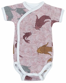 Lodger Empire Fish Short Sleeve Romper Nocture 62cm