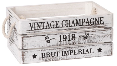 Home4you Vintage-2 Wooden Box White