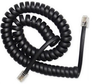 Gembird Telephone Cable RJ-10 / RJ-10 Black 2m