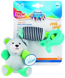 Canpol Babies Soft Toy With Chime Rattle Bear Grey 68/054