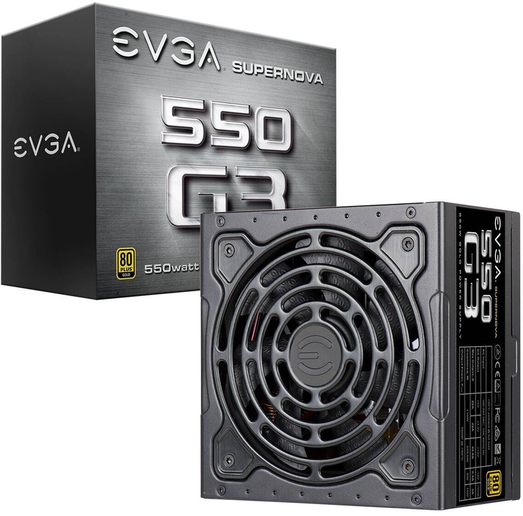 Maitinimo blokas EVGA 220-G3-0550-Y2 550 W, 14 cm