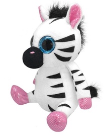 Mīkstā rotaļlieta Wild Planet Zebra, balta/melna, 15 cm