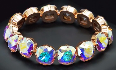 Diamond Sky Bracelet Glare Aurore Boreale With Crystals From Swarovski