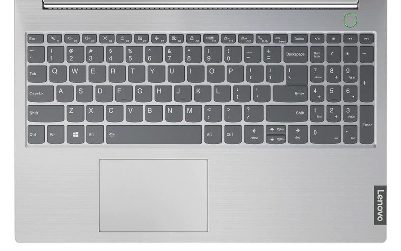 Portatīvais dators Lenovo ThinkBook 20SM000GMH, Intel® Core™ i7-1065G7 Processor (8 МB Cache, 1.30 GHz), 16 GB, 512 GB, 15.6 ", Iris Plus, pelēka